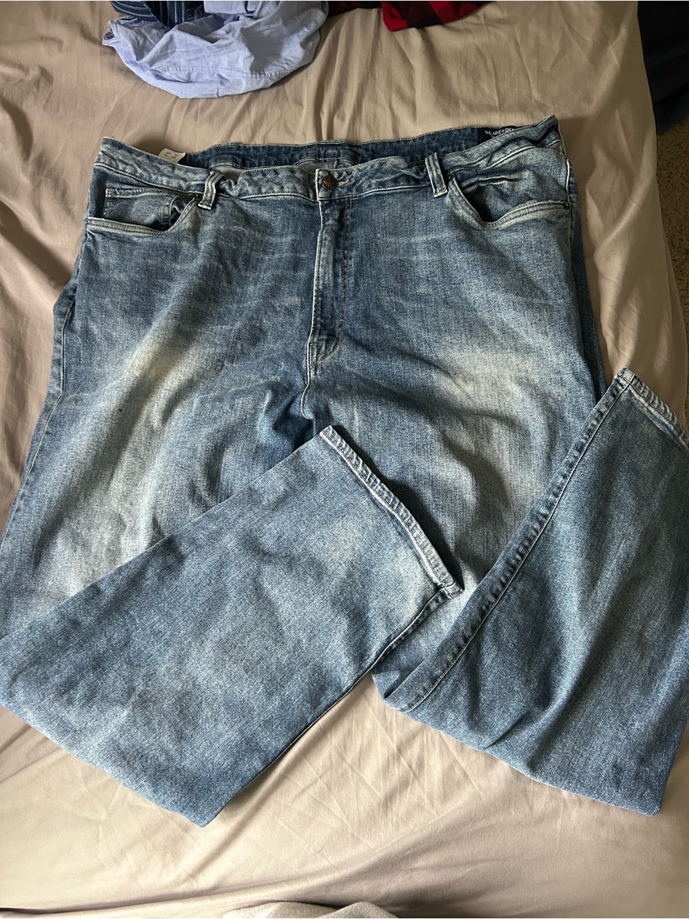 Buffalo David Bitton Men's Light Wash Relaxed Jeans